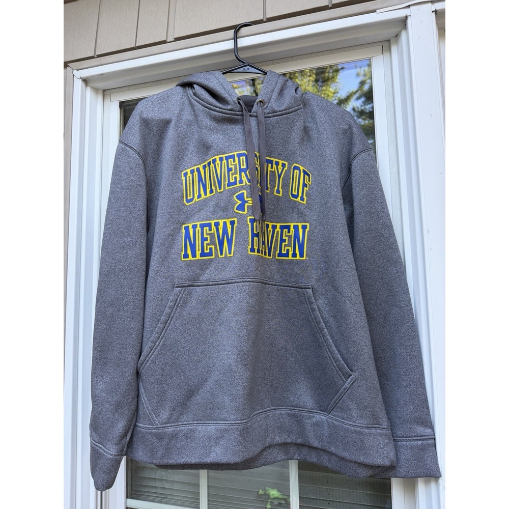 University of New Haven Hoodie Mens Large Pullover Sweatshirt Under Armour